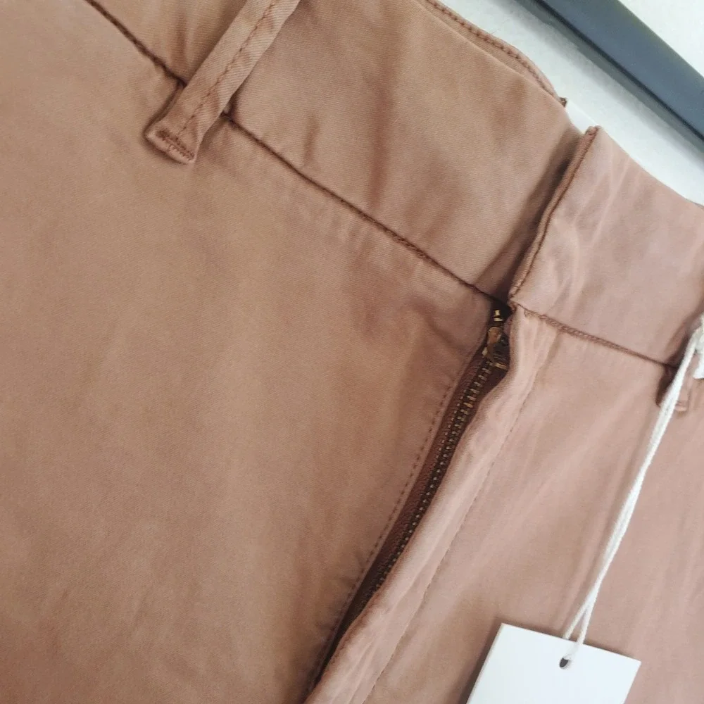 Bohme NWT Mauve Rose Cotton Chino Bermuda Shorts Size 30 Women's Terracotta